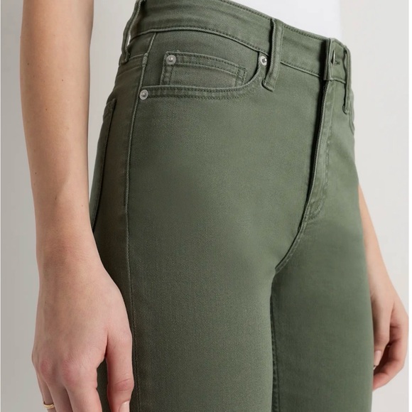 ✨ Quince Bella Stretch Straight Jeans – Loden Green ✨ - Picture 11 of 14